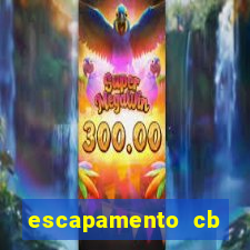 escapamento cb twister 250